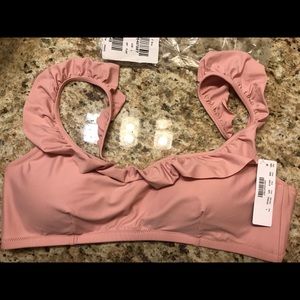 J Crew Ruffle Bikini Top